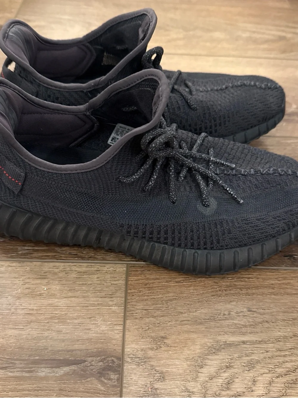 adidas Yeezy Boost 350 V2 Black Non-Reflective FU9006 Size 12
